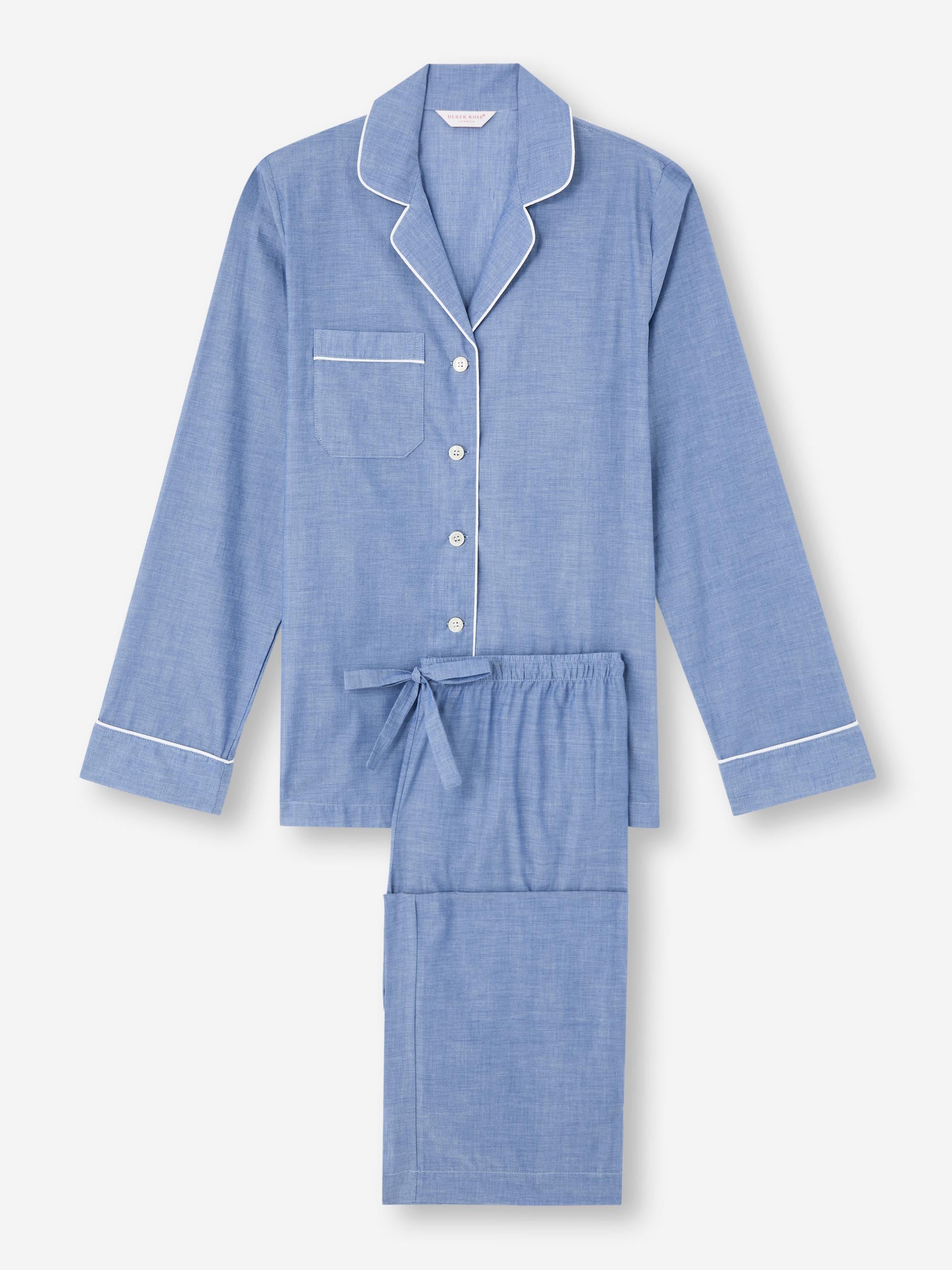 Women's Pyjamas Amalfi Cotton Batiste Denim