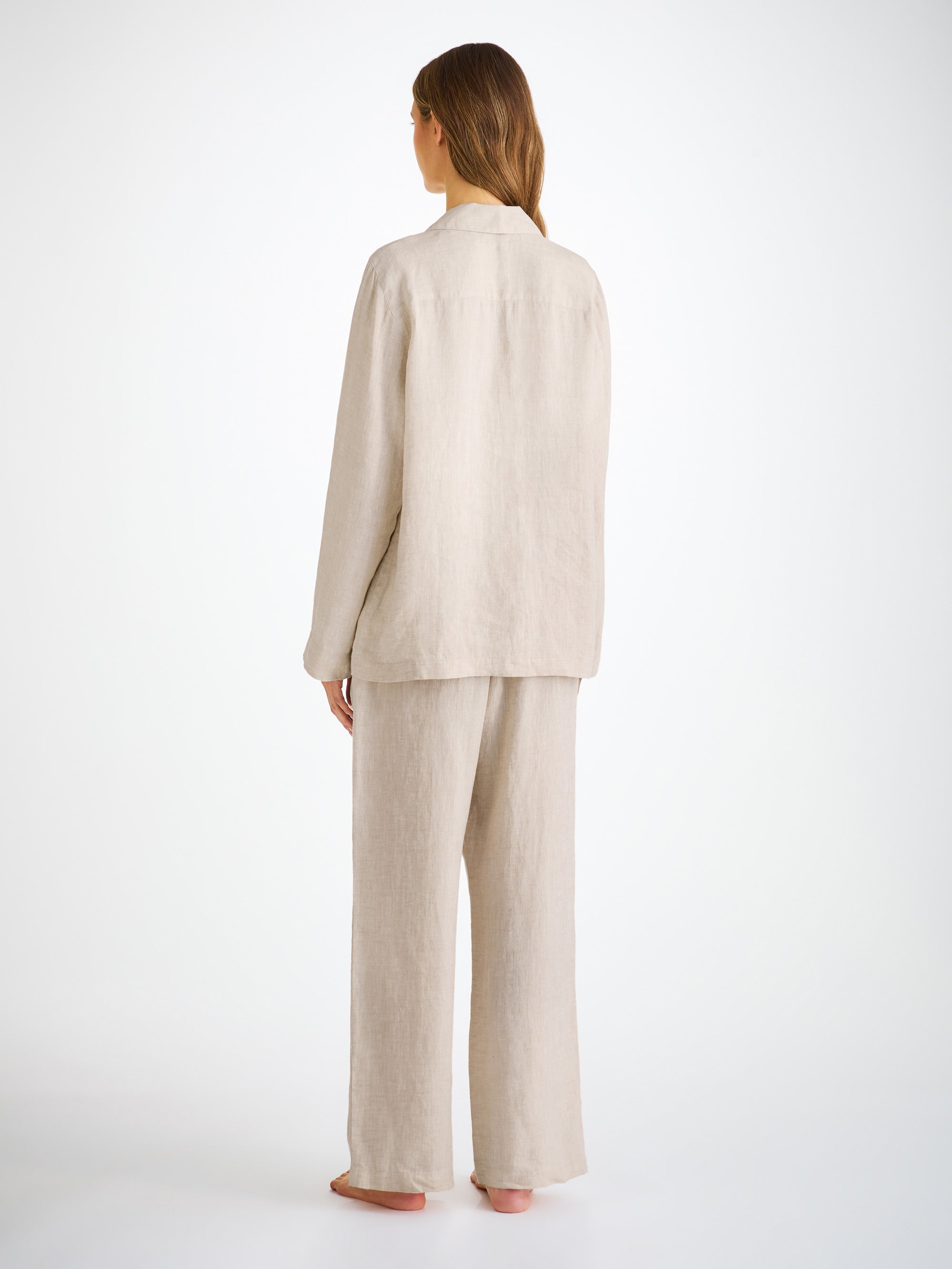 Women's Pyjamas Sicily Linen Sand