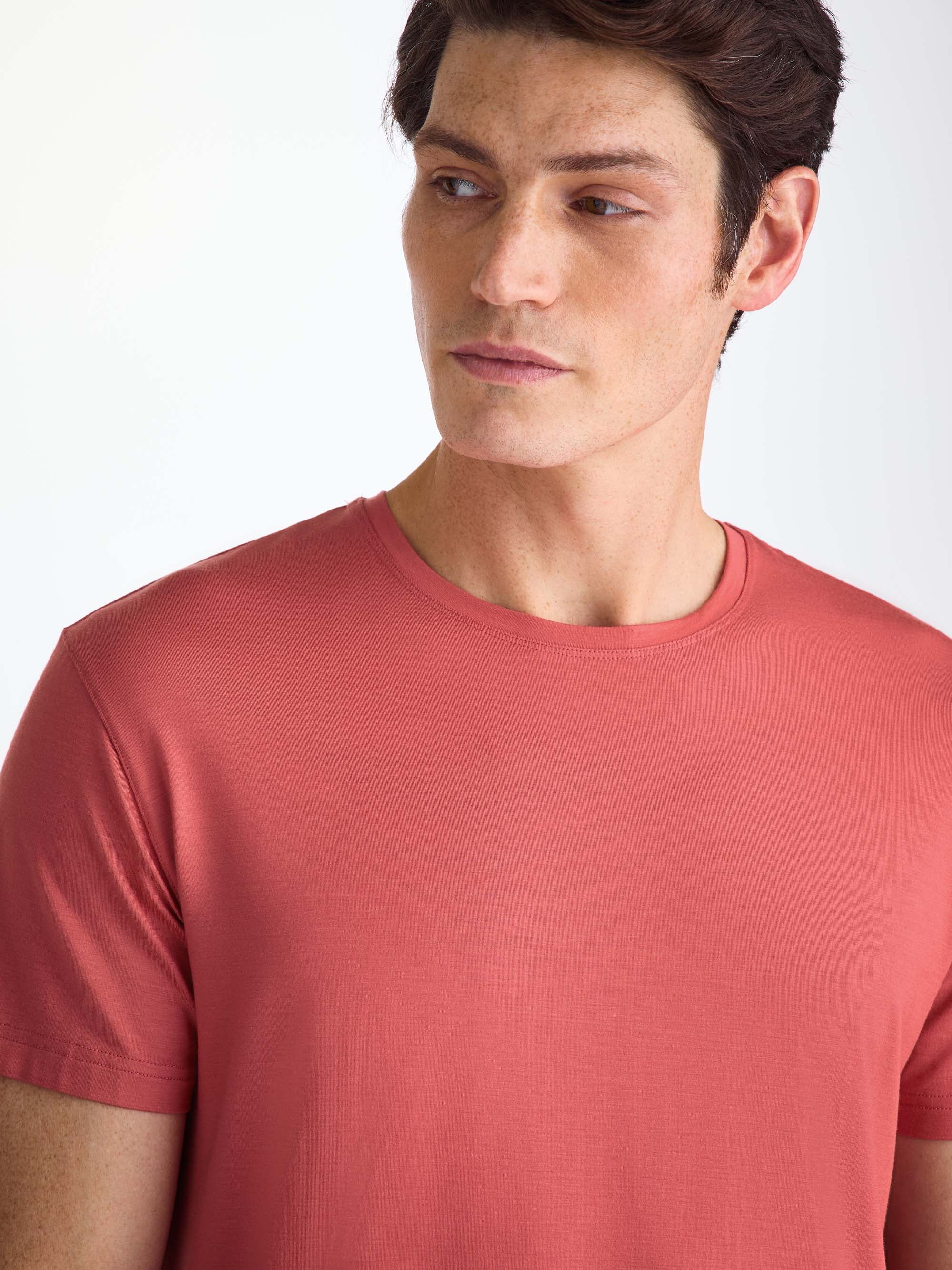 Men's T-Shirt Basel Micro Modal Stretch Apple Red