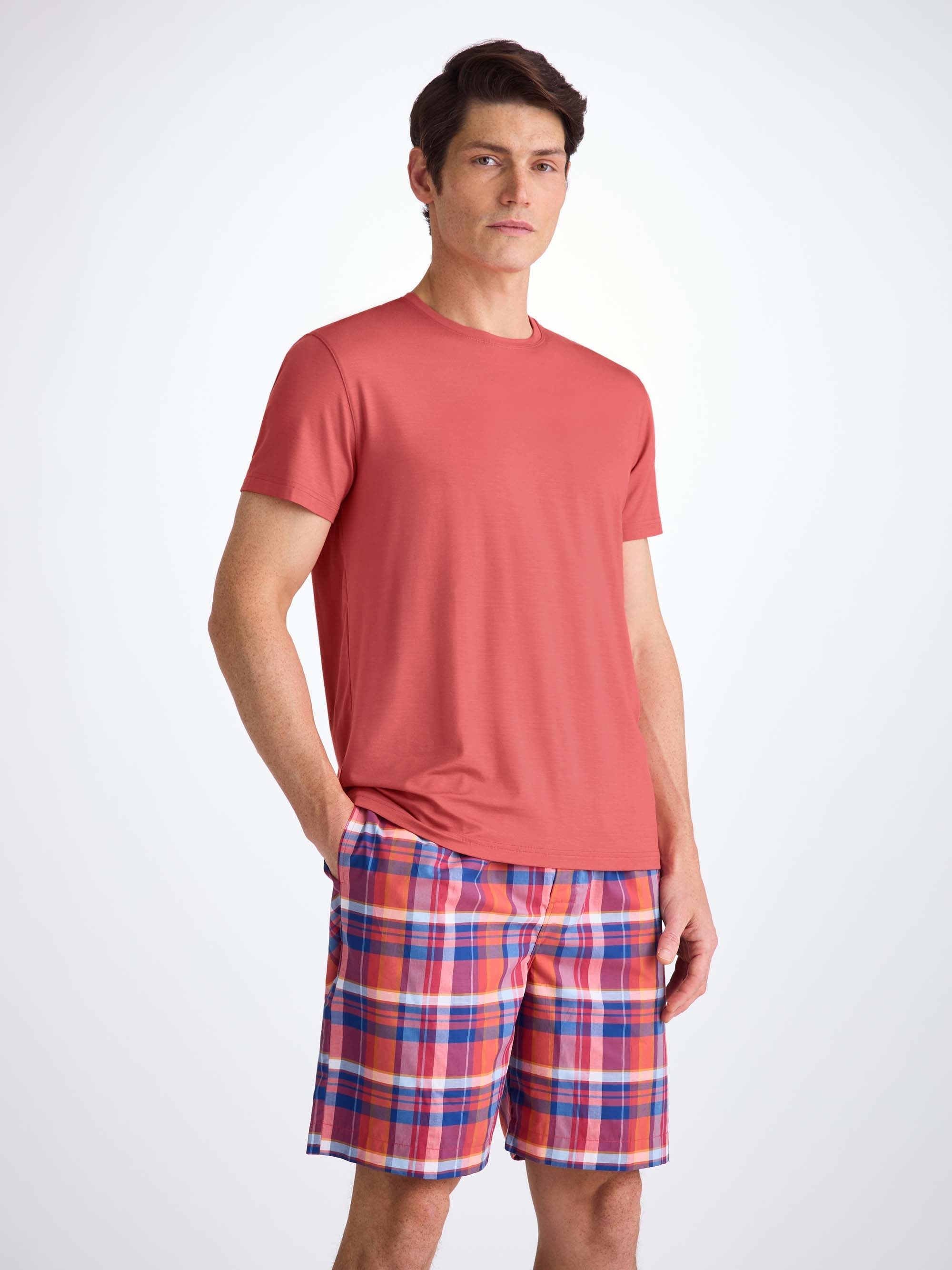 Men's T-Shirt Basel Micro Modal Stretch Apple Red