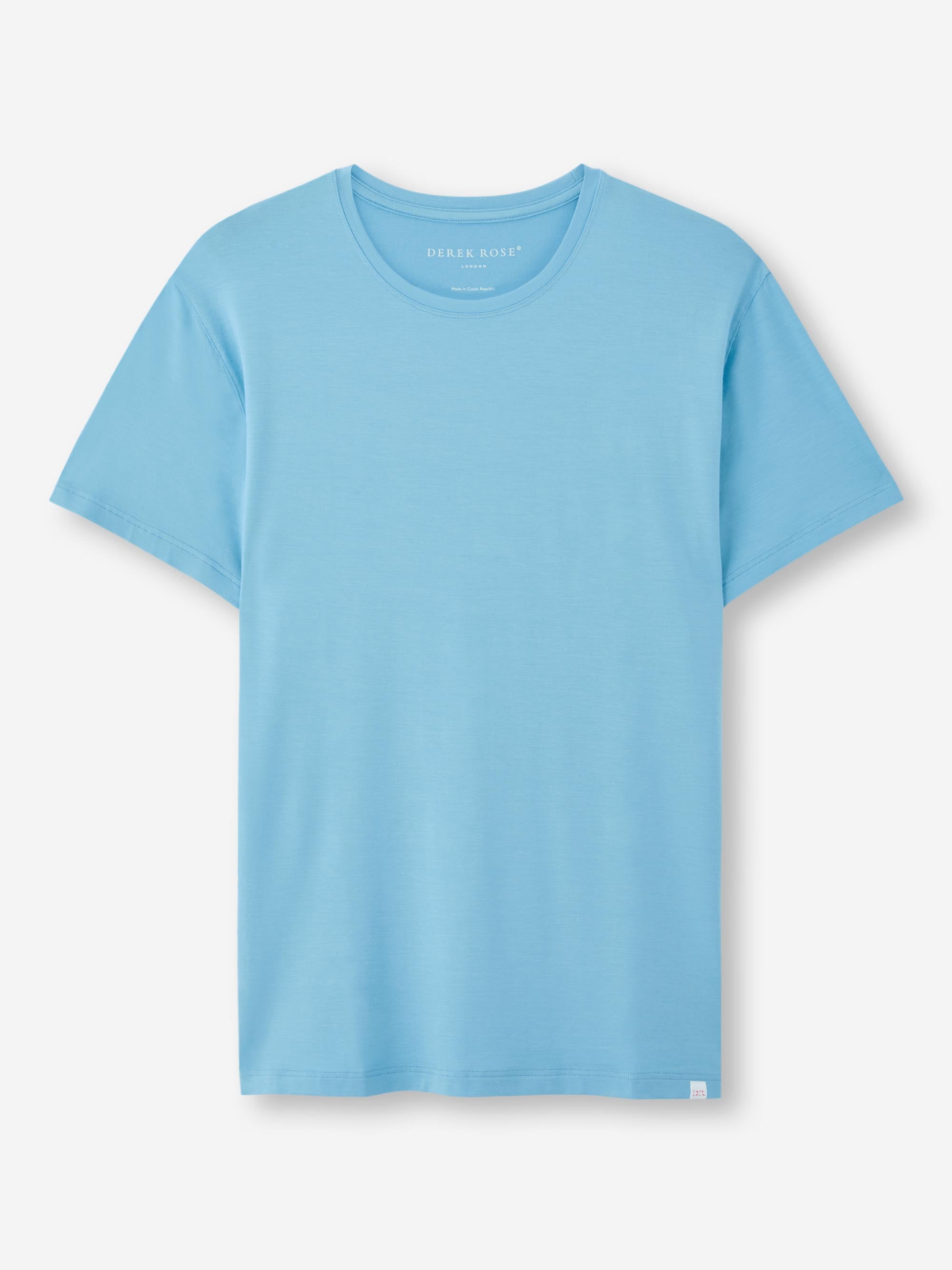 Men's T-Shirt Basel Micro Modal Stretch Ocean Blue