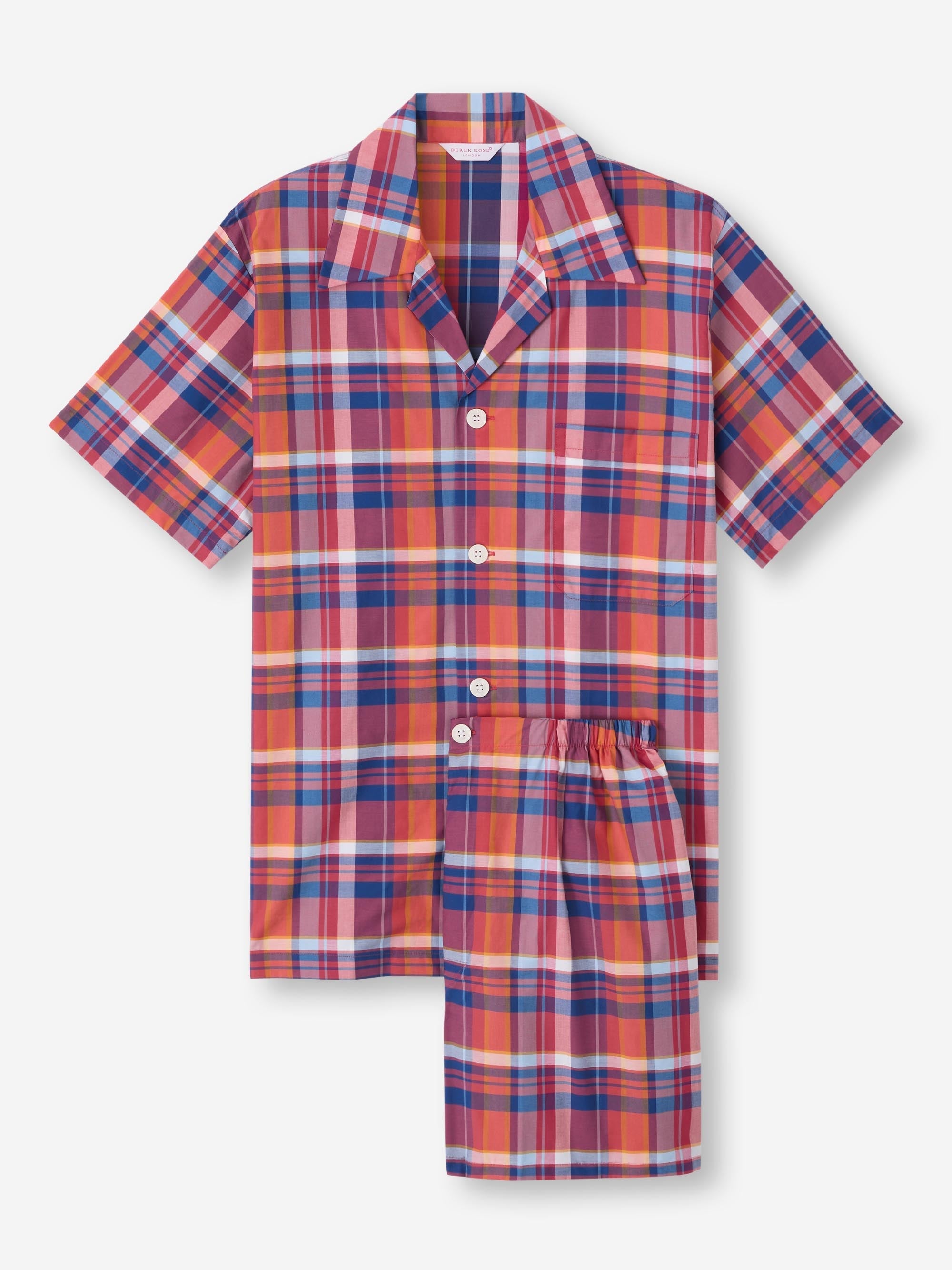Men's Short Pyjamas Barker 40 Cotton Multi